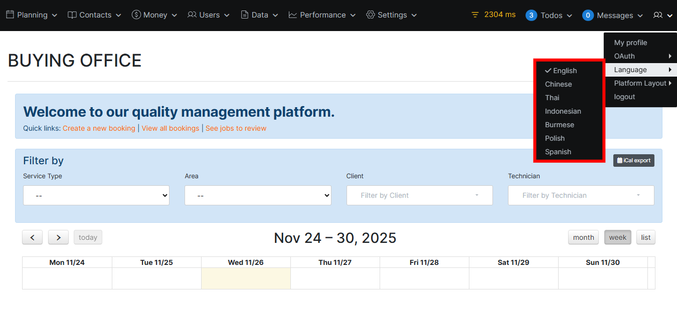 Language, Localization, and Platform Layout Preferences