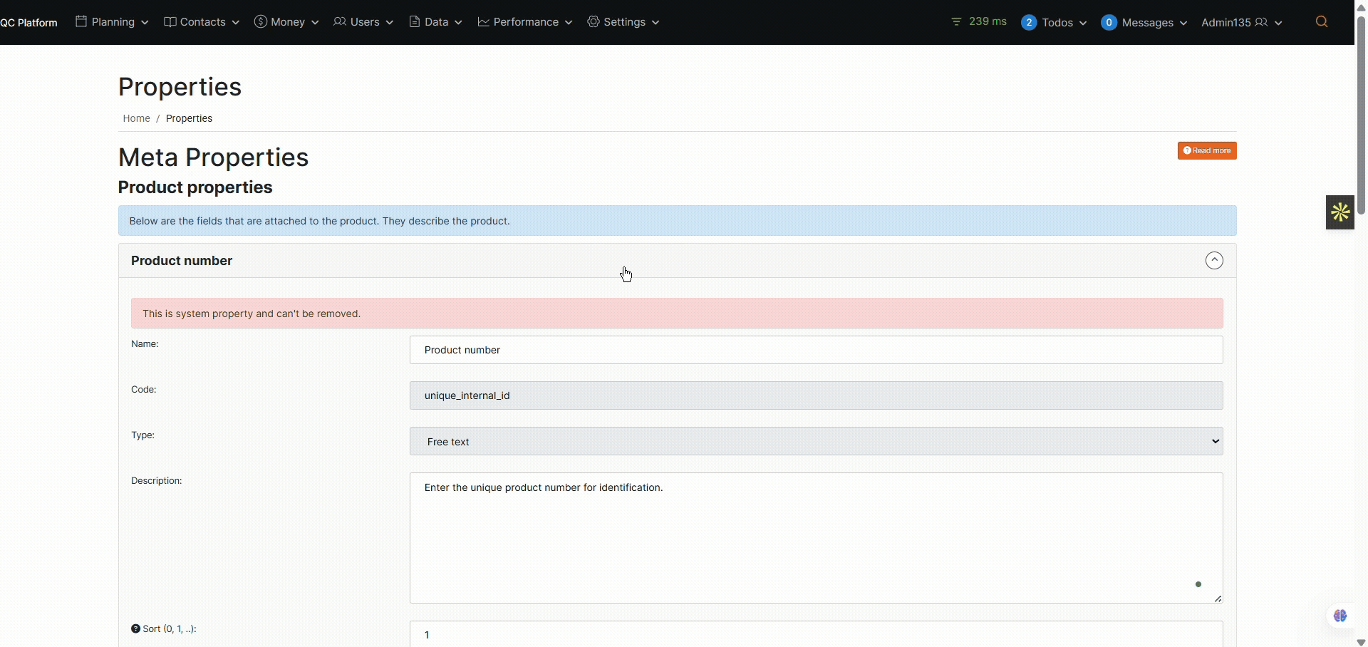 Meta Property Attributes